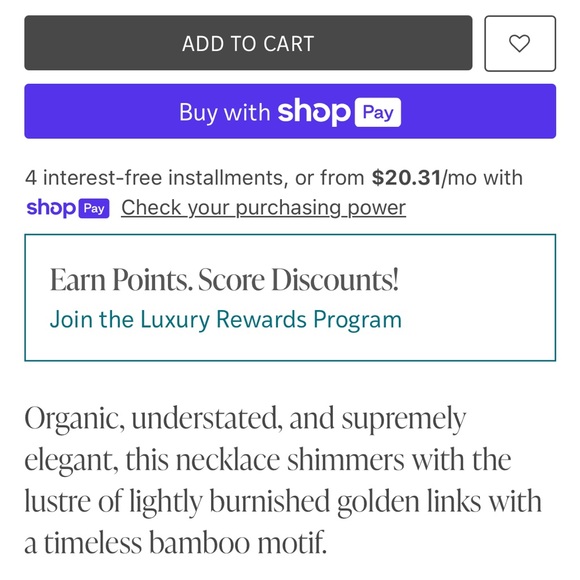 NWT!! Julie Vos Bamboo Necklace - Picture 4 of 8